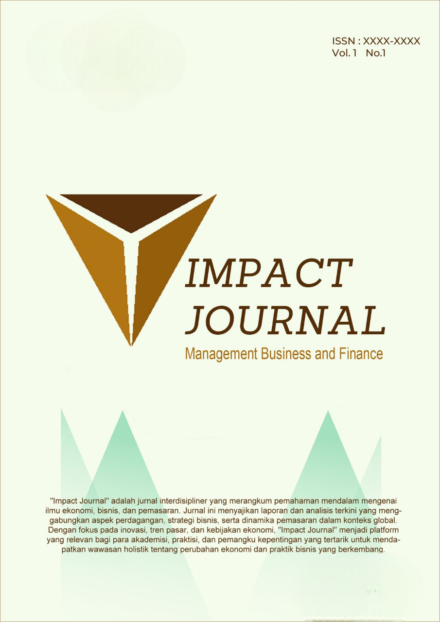					View Vol. 2 No. 3 (2025): IMPACT JOURNAL (Management Business And Finance)
				